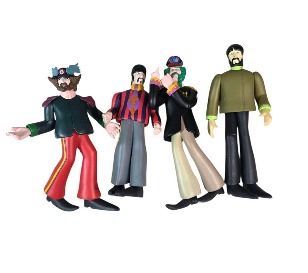 The Beatles Yellow Submarine McFarlane Toys Action Figures Set Of 4
